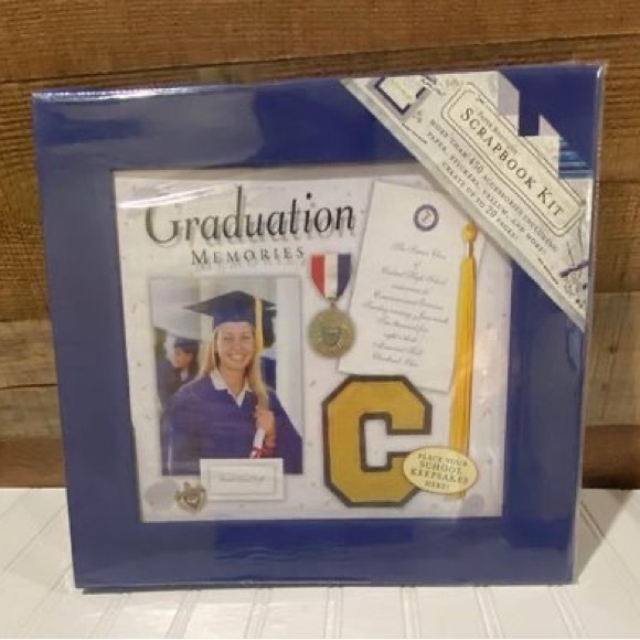 Office New With Tags Complete Graduation Scrapbook Kit 12x12 Poshmark